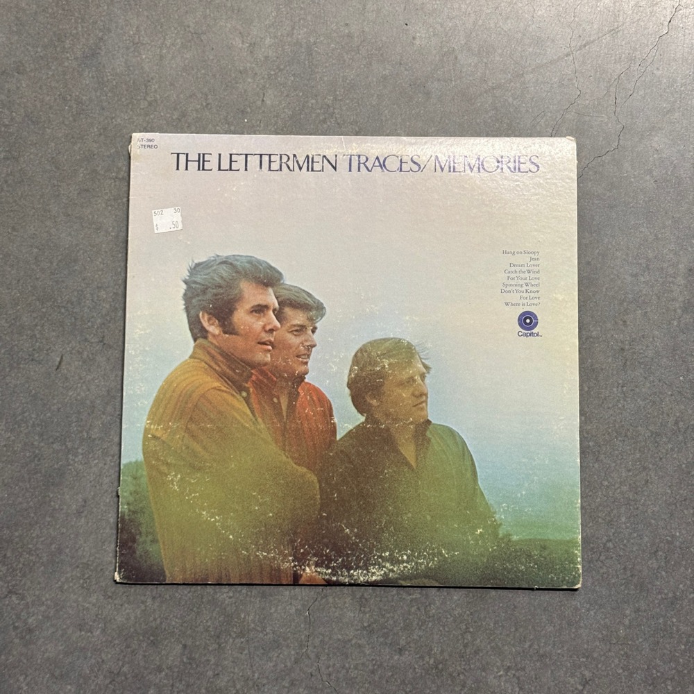 The Lettermen Traces/Memories Vinyl LP Capitol Records ST-390 Vocal Pop 1970